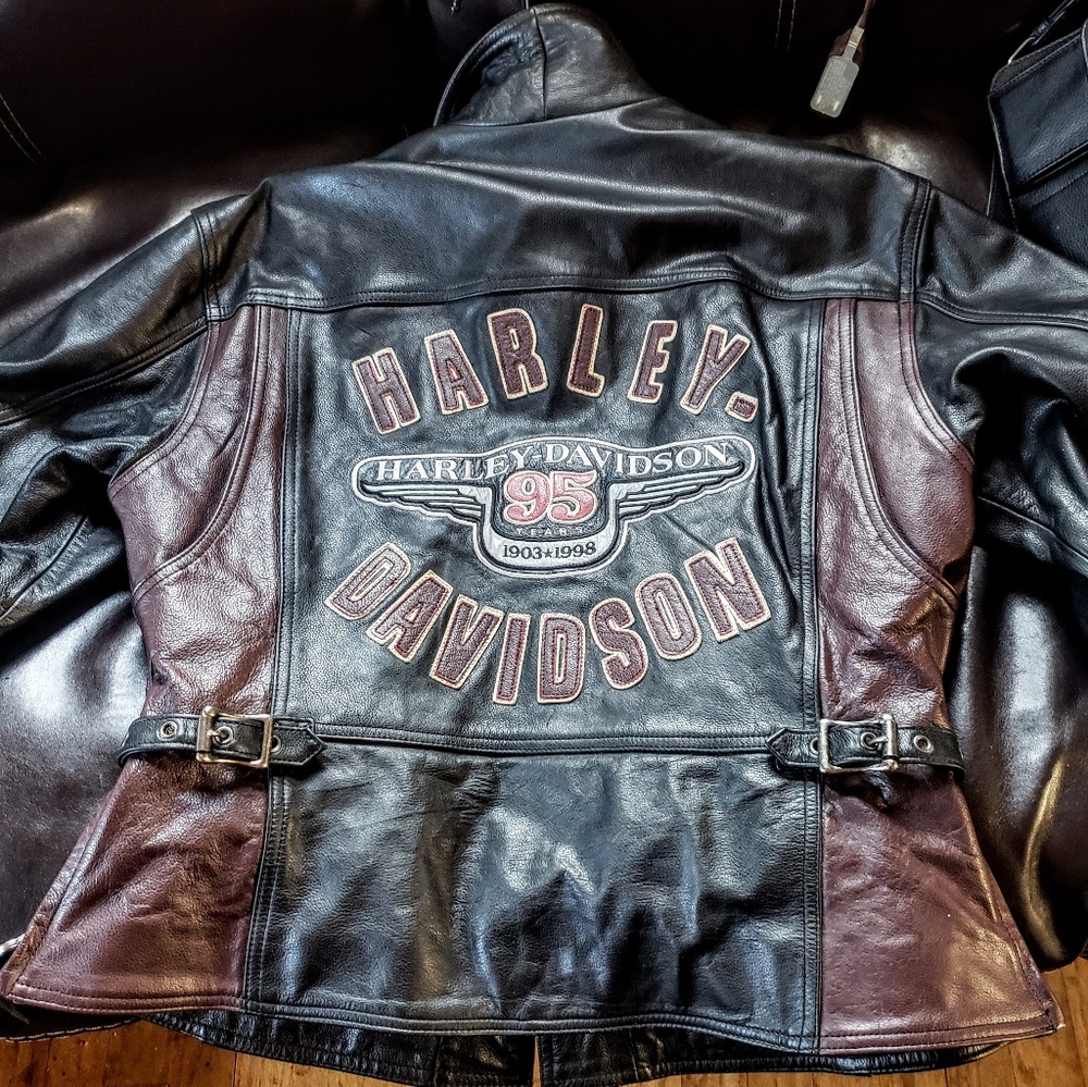 95 th Harley Davidson Pure Leather Coat